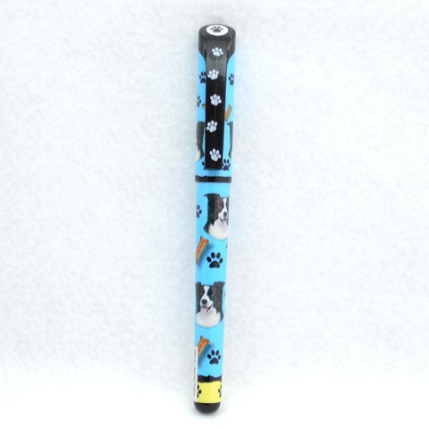 Border Collie Refillable Gel Pen