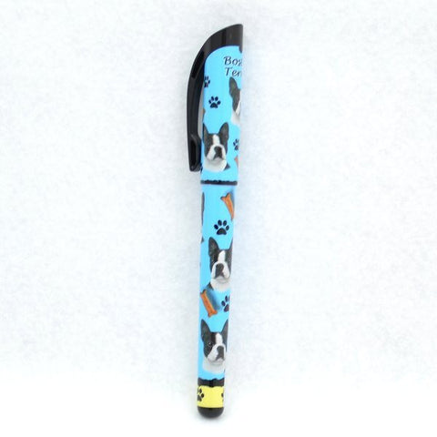 Boston Terrier Refillable Gel Pen