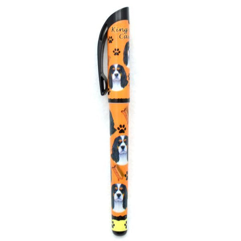 Cavalier King Charles Spaniel (Tri-Color) Refillable Gel Pen
