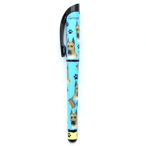 Great Dane (Fawn) Refillable Gel Pen