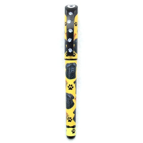 Pug (Black) Refillable Gel Pen