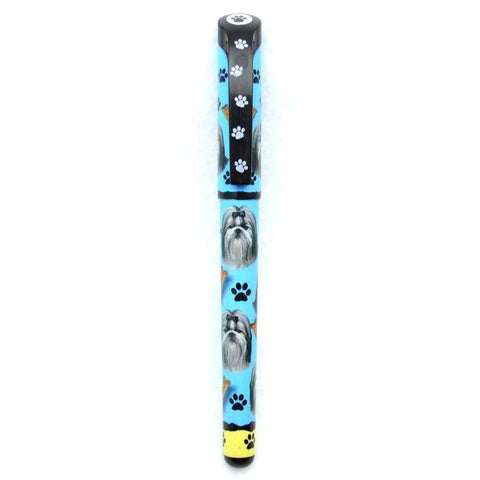 Shih Tzu (Black and White) Refillable Gel Pen