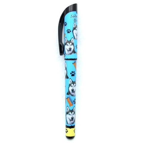 Siberian Husky Refillable Gel Pen