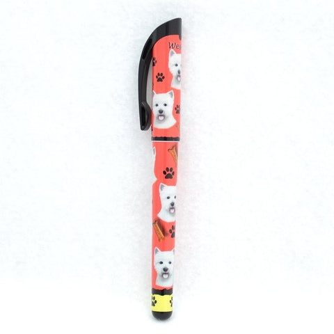 West Highland Terrier (Westie) Refillable Gel Pen