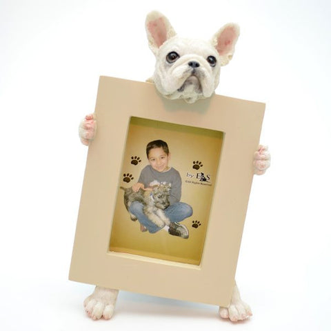 French Bulldog (White) Picture Frame