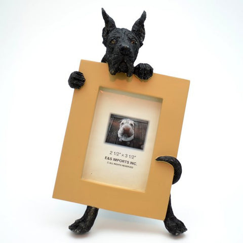 Great Dane (Black Cropped) Picture Frame