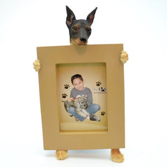 Miniature Pinscher (Black and Tan) Picture Frame