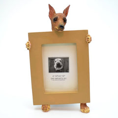 Miniature Pinscher (Red) Picture Frame