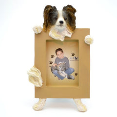 Papillon (Tricolor) Picture Frame