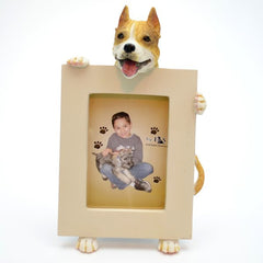 Pit Bull (Tan and White) Picture Frame