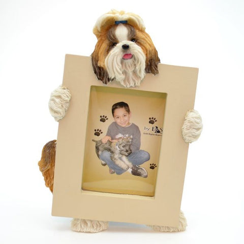 Shih Tzu (Tan and White) Picture Frame