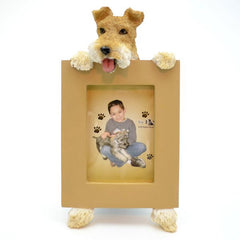 Wire Fox Terrier Picture Frame