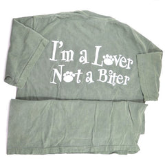 I'm a Lover Not a Biter Printed T-Shirt