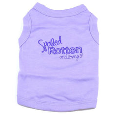 Spoiled Rotten and Loving It Embroidered T-Shirt