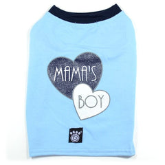 Mama's Boy Printed Dog T-Shirt