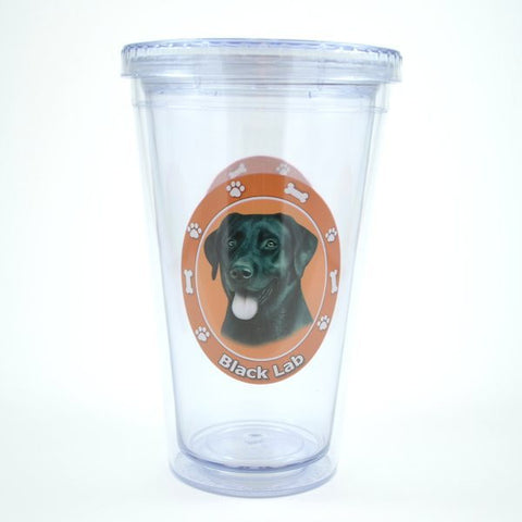 Labrador Retriever (Black) Double Wall Tumbler