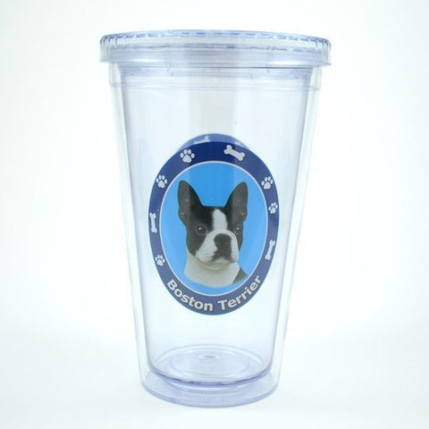 Boston Terrier Double Wall Tumbler