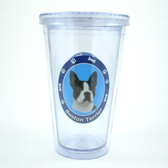 Boston Terrier Double Wall Tumbler