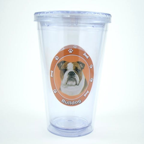 American Bulldog Double Wall Tumbler