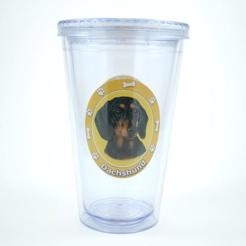 Dachshund (Black) Double Wall Tumbler