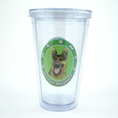 German Shepherd Double Wall Tumbler