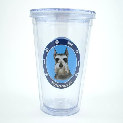 Schnauzer Double Wall Tumbler