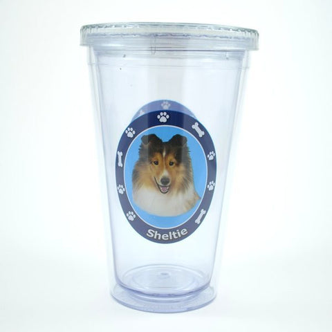 Shetland Sheepdog (Sheltie) Double Wall Tumbler