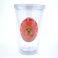 Yorkshire Terrier (Yorkie) Double Wall Tumbler